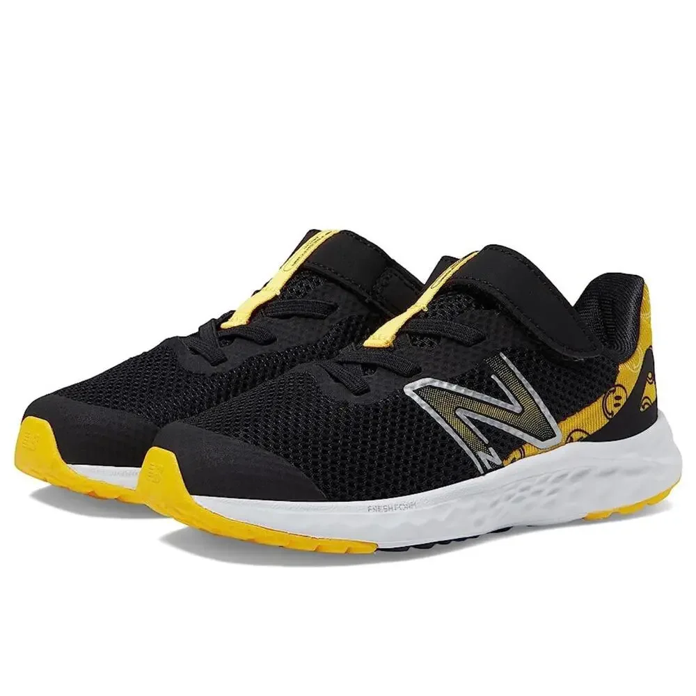 New Balance Fresh Foam Arishi V4 Sneakers Kids US 4 Black Running Shoes HTAT1645